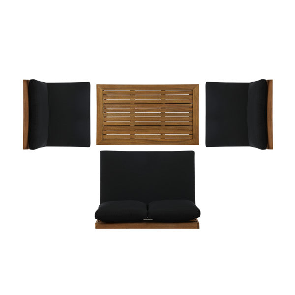 Bluffton Black White or Grey Outdoor 4PC Set