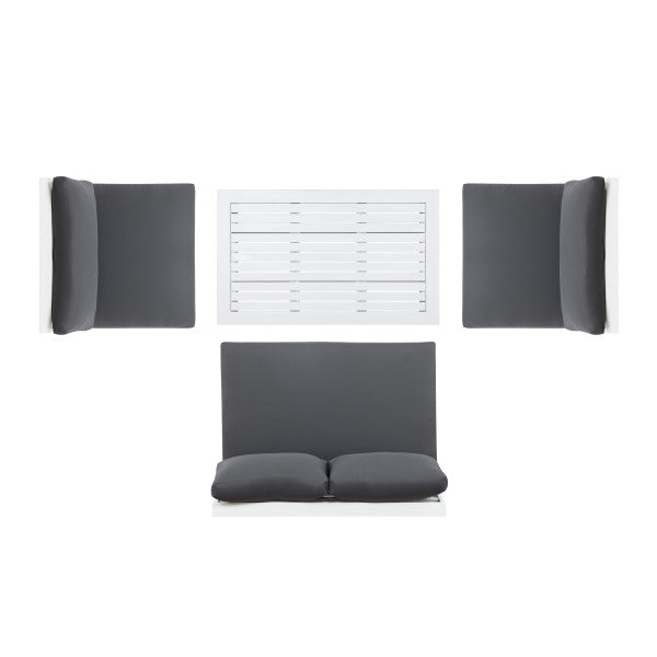 Bluffton Black White or Grey Outdoor 4PC Set