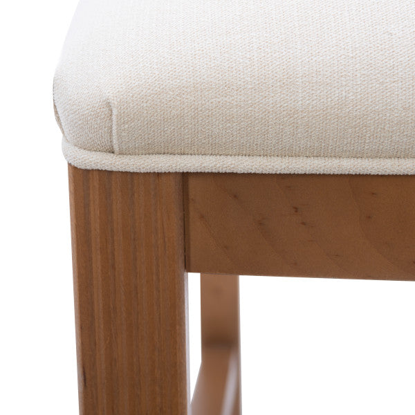 Bree Brown Side Chair Upholstered Seat (Set of 2)