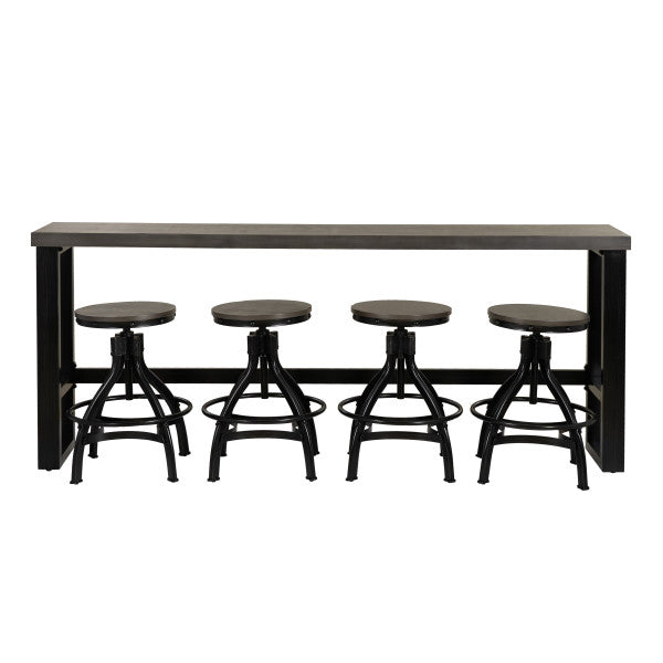Haywood Sofa Bar 4 Stools 5 Piece Set