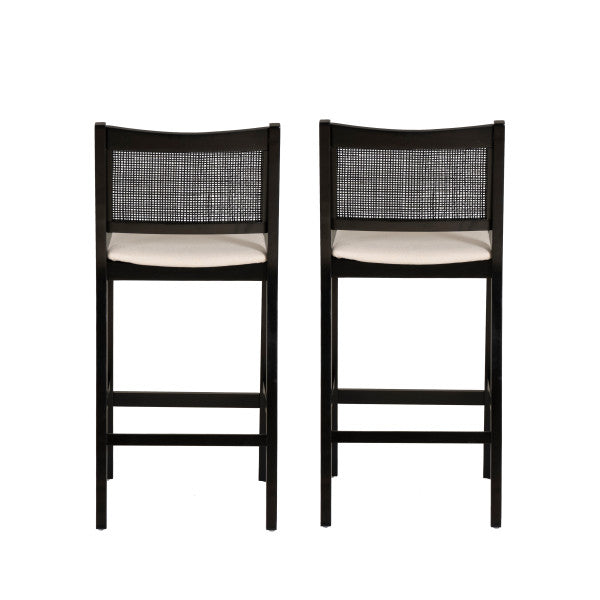 Beaux Cane Stools (Set of 2)