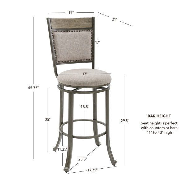 Franklin Swivel Stool