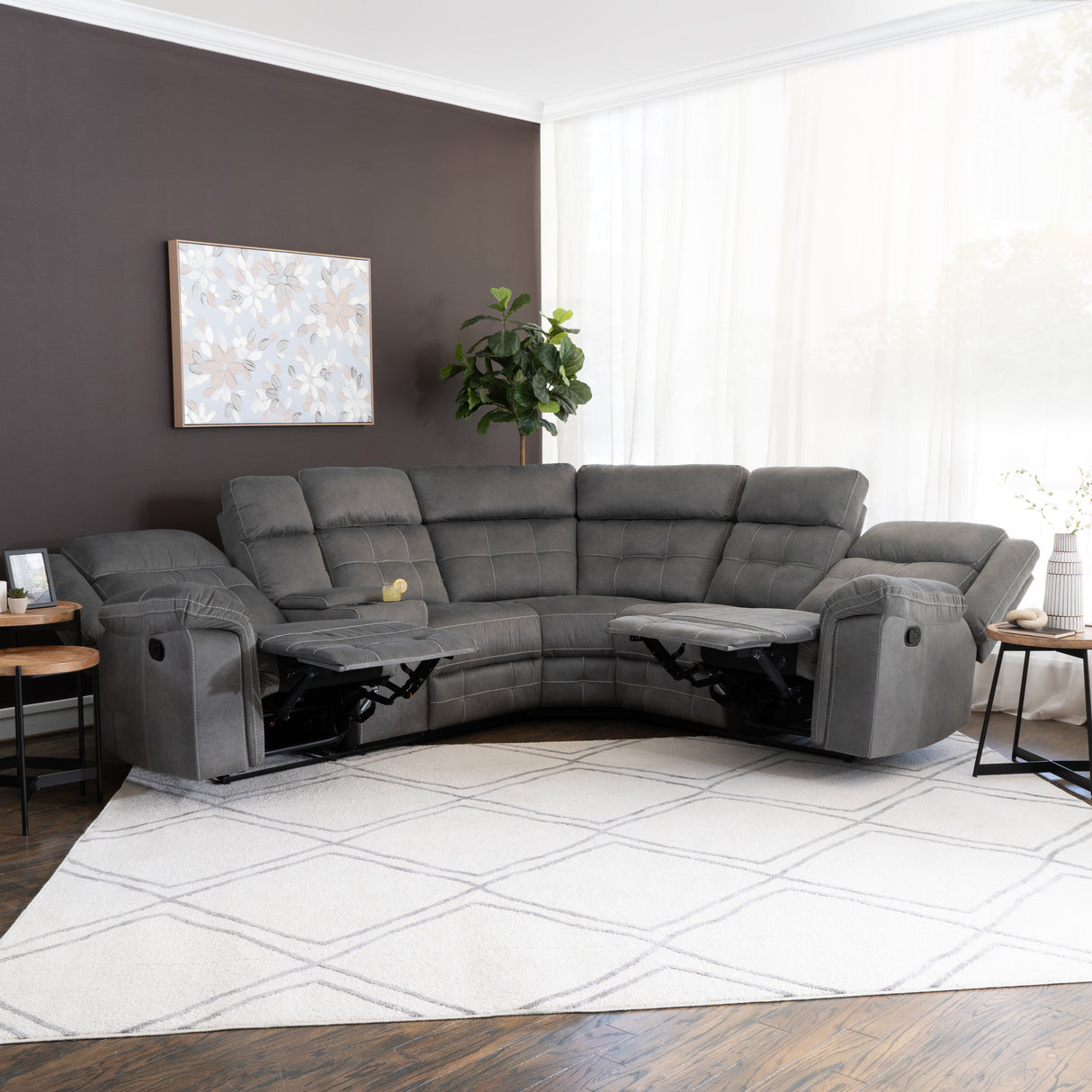 Keystone Gray Sectional