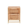 Raphael Cane Two Drawer Table