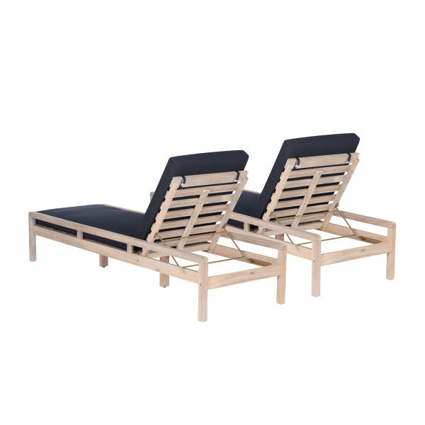 Svana Single or Double Chaise Lounger Set
