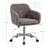 Coco Black Office Chair