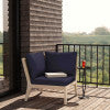 Svana Beige or Navy Corner Chair