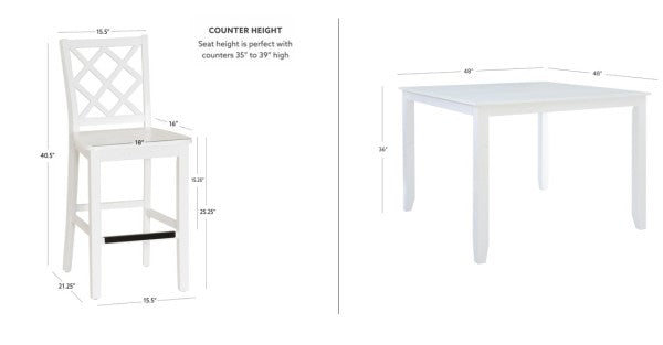 Maui 5PC Counter Set