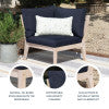 Svana Beige or Navy Corner Chair