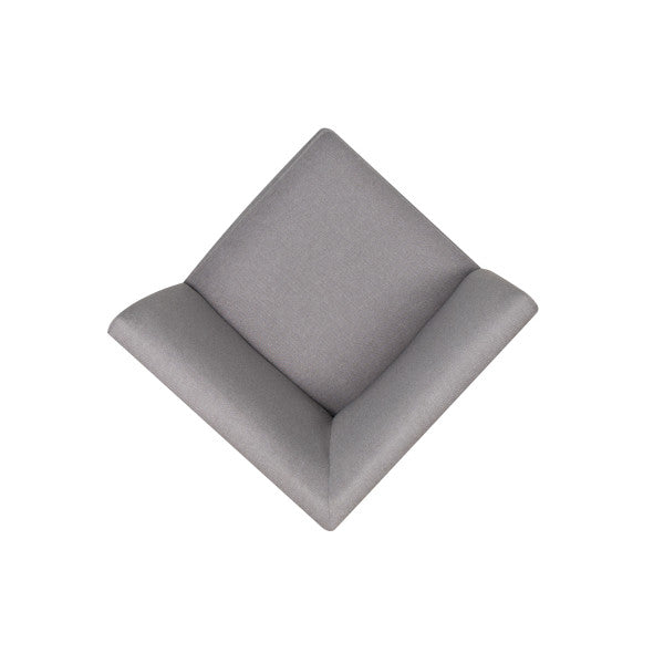 Seneca Gray Upholstered Corner Counter Seat