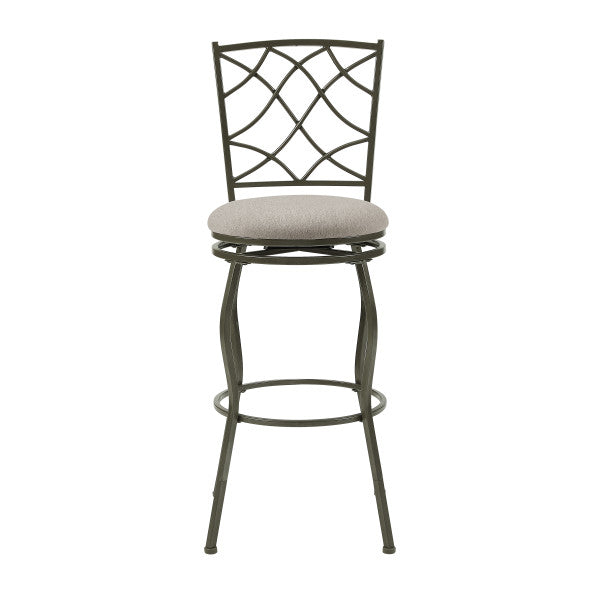 Karla Pewter Adjustable Leg Stools (Set of 3)