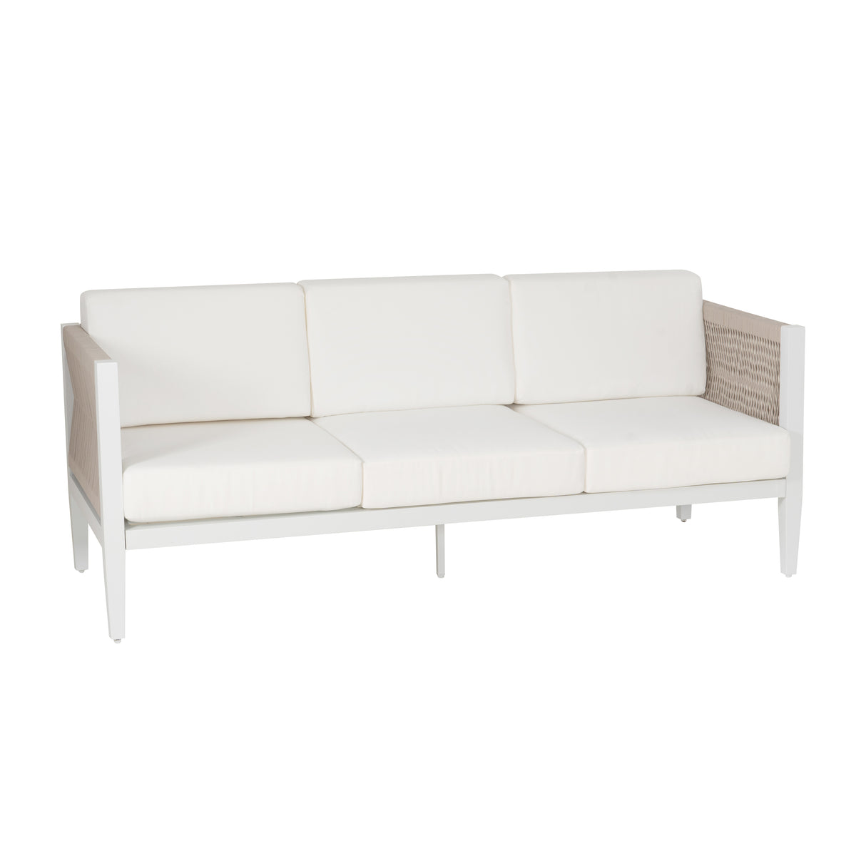 Calabash White 3 Seater Sofa