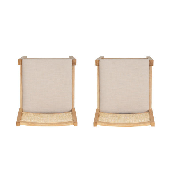 Beaux Cane Stools (Set of 2)