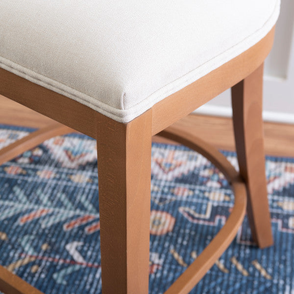 Oakley Brown Counter Stools Upholstered Seat (Set of 2)