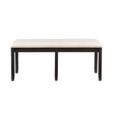 Jordan Dark Charcoal Backless Dining Bench