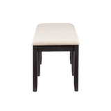 Jordan Dark Charcoal Backless Dining Bench