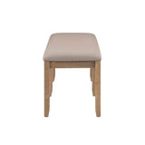 Jordan Dark Charcoal Backless Dining Bench