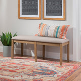 Jordan Dark Charcoal Backless Dining Bench