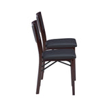 Keira Gray wash Padded Folding Chair