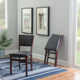 Keira Gray wash Padded Folding Chair