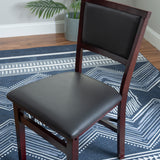 Keira Gray wash Padded Folding Chair