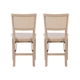 Keira Gray wash Padded Folding Chair