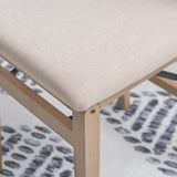 Keira Gray wash Padded Folding Chair