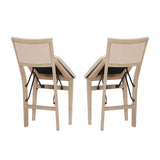 Keira Gray wash Padded Folding Chair