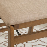Natural Woven Back Folding Chair