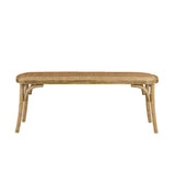 Hyde Brown Bentwood Bench