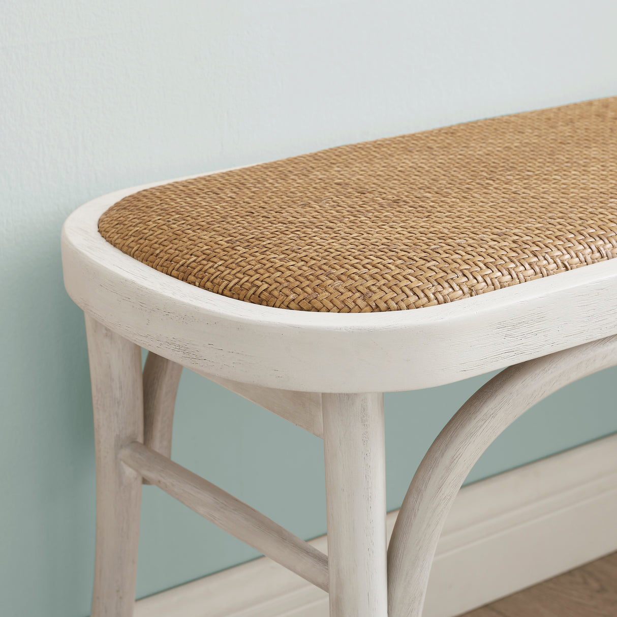 Hyde Brown Bentwood Bench