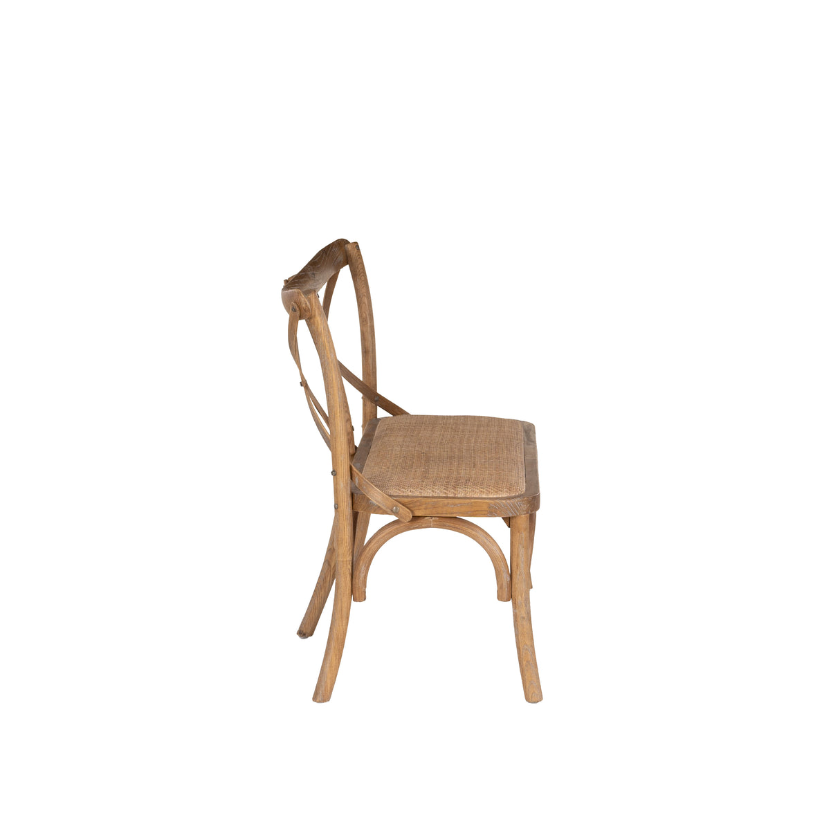Hyde Brown Bentwood Xback Bench