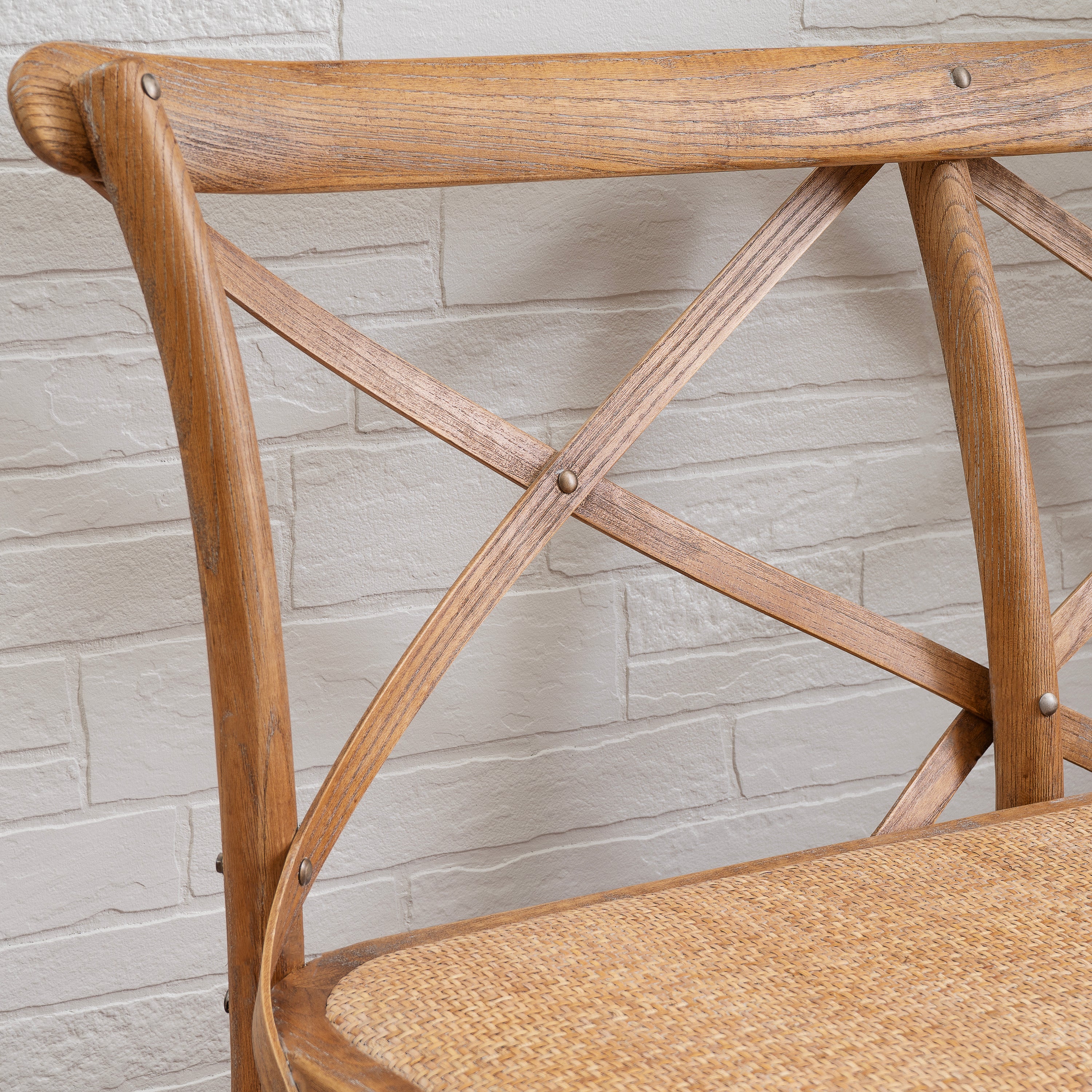Hyde Brown Bentwood Xback Bench – Linon Home & Design LLC