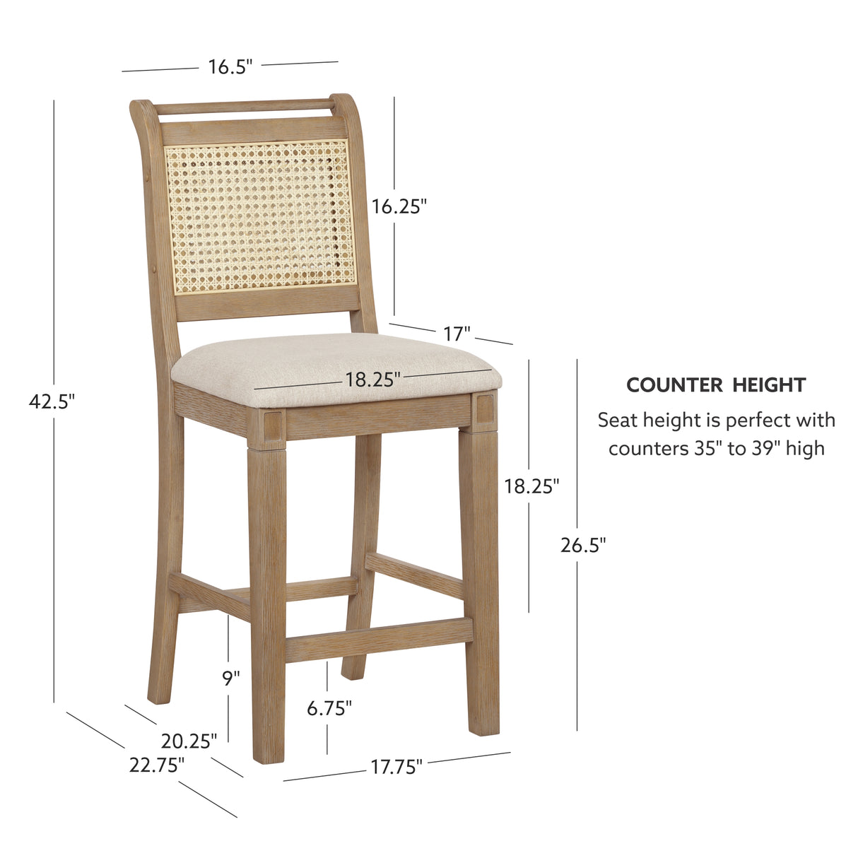 Emerson Upholstered Stool
