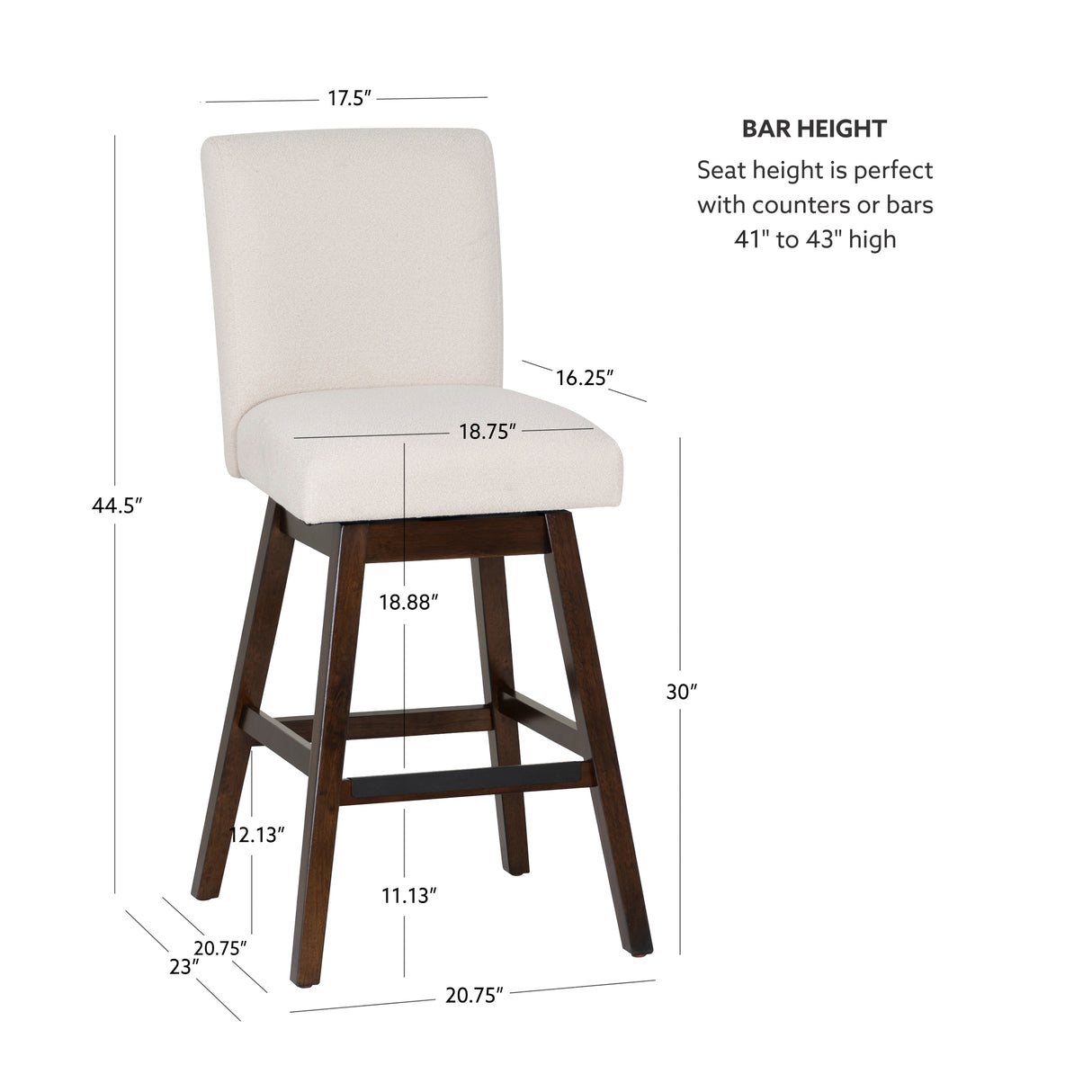 Cohen Swivel Stools (Set of 2)