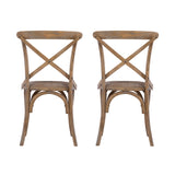 Hyde Gray Wash Bentwood Chair (Set of 2)