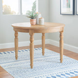 Shiraz 5PC Set Round Table 4 Oval Chairs