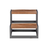 Bodie Wood And Metal Bed Steps