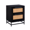 Raphael Cane Two Drawer Table