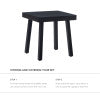 Alora Aluminum Outdoor 3PC Chat Set