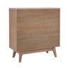 Waves 3 Shelf Bookcase