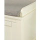 Shirley Antique White Storage Bench