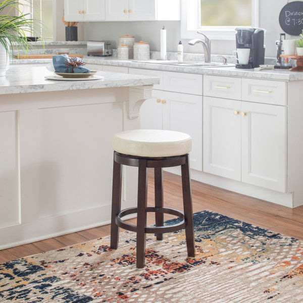 Maya Faux Leather Stool