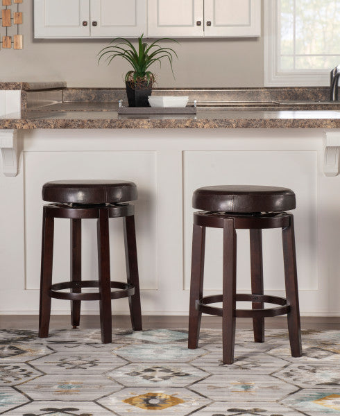 Maya Faux Leather Stool