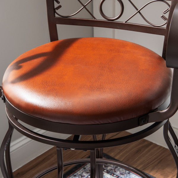 Beatrix Big And Tall Armed Stool