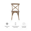 Hyde Gray Wash Bentwood Chair (Set of 2)