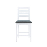 Felicia White Counter Stools (Set of 2)