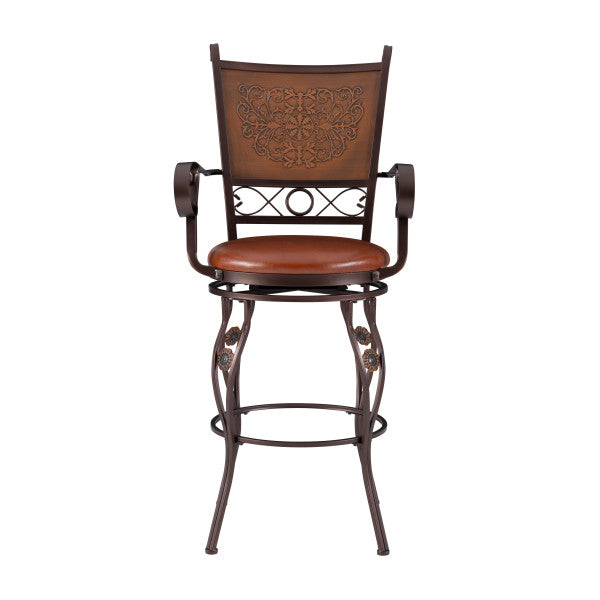 Beatrix Big And Tall Armed Stool