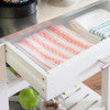 Zoey White Kitchen Cart Stainless Steel Top