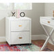 Peggy White File Cabinet